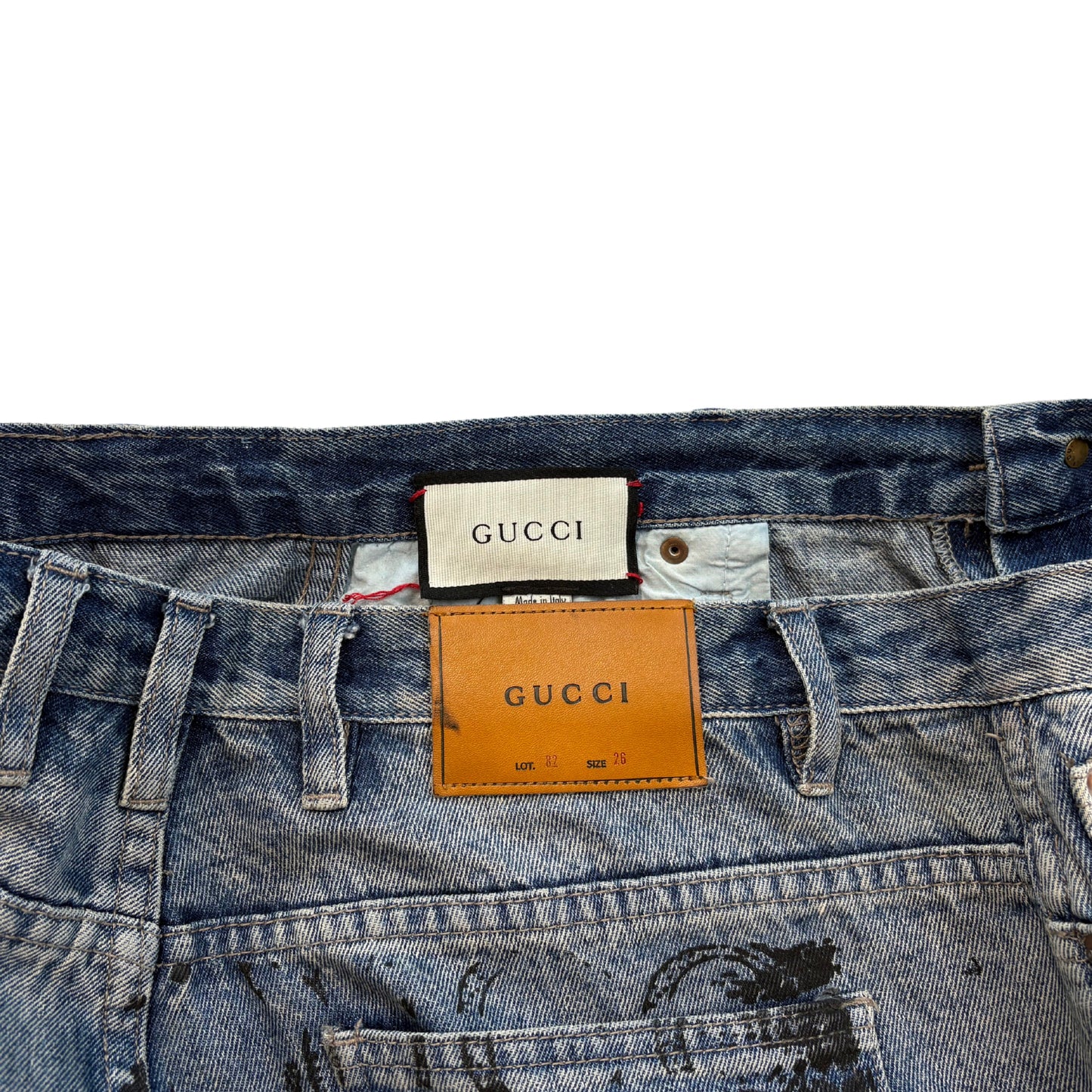 Gucci 'NY Yankees' Jeans - Men's 36