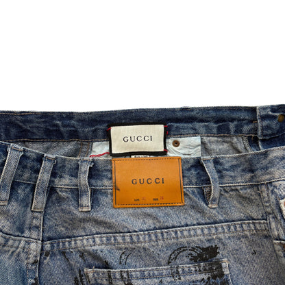 Gucci 'NY Yankees' Jeans - Men's 36