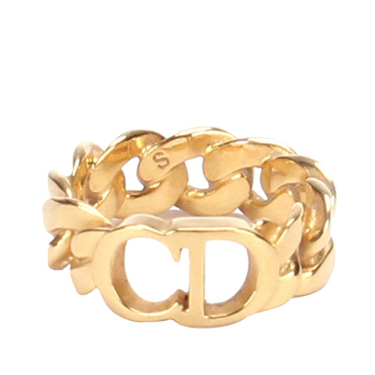 Dior Danseuse Etoile Chain Ring Gold
