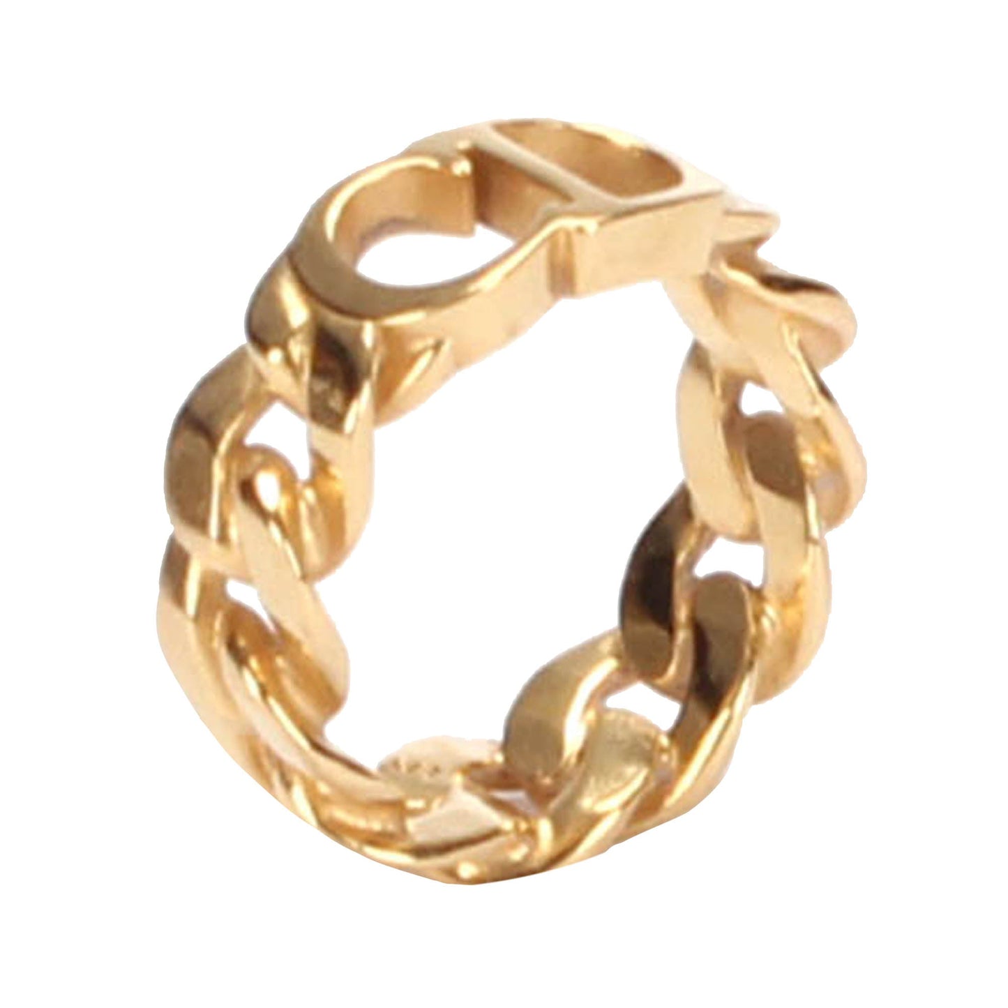 Dior Danseuse Etoile Chain Ring Gold