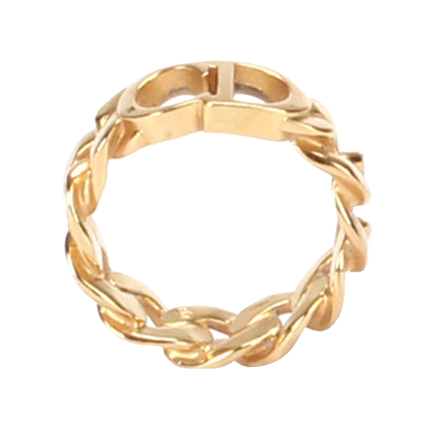 Dior Danseuse Etoile Chain Ring Gold