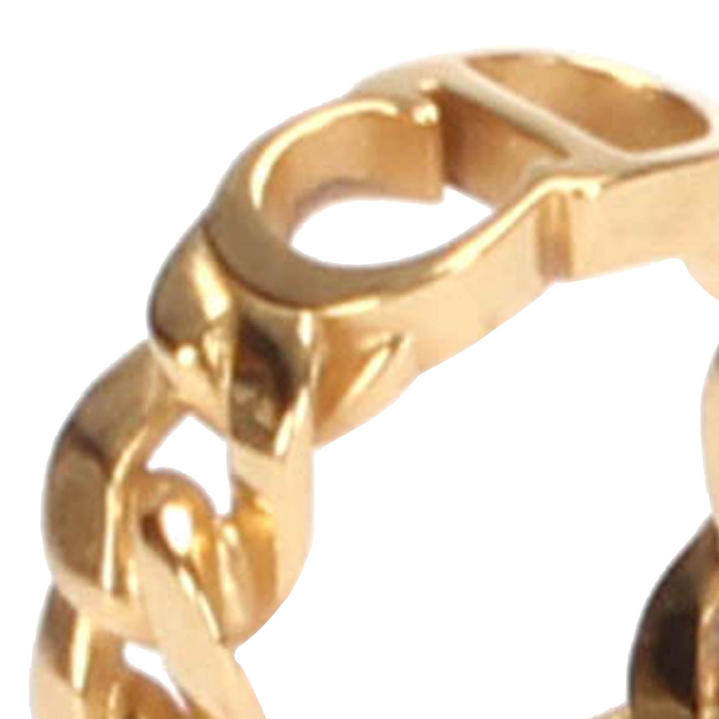 Dior Danseuse Etoile Chain Ring Gold