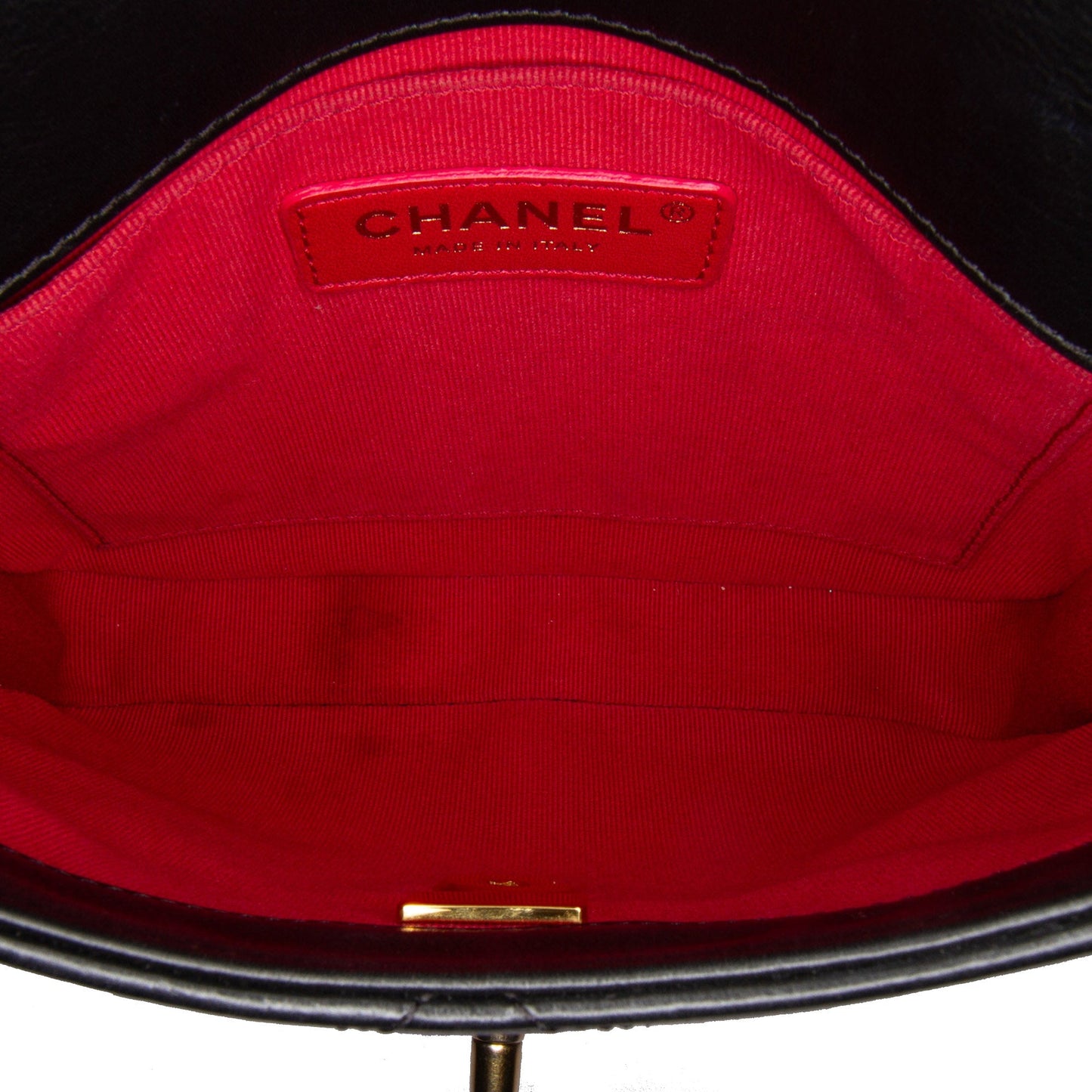 Black Chanel Small Quilted Calfskin Framing Chain Flap Crossbody Bag