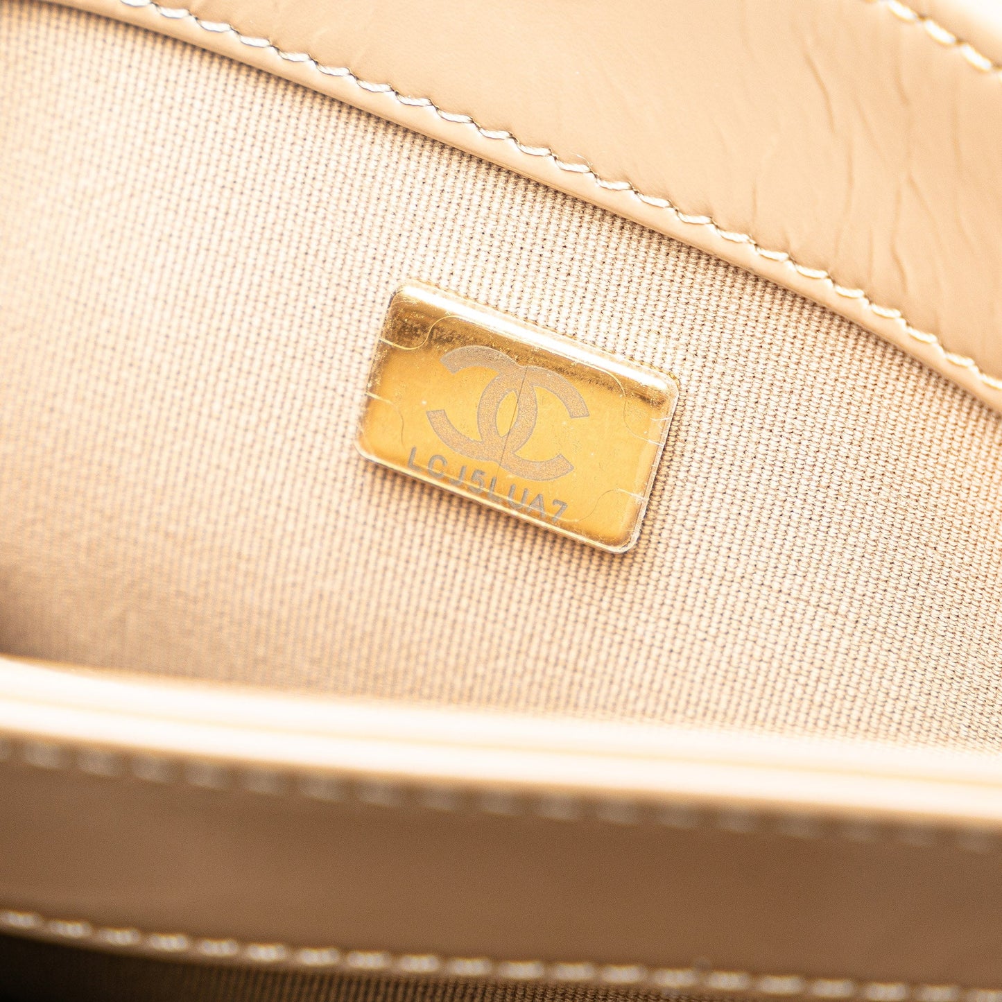 Brown Chanel Mini Shiny Calfskin My Sweet CC Flap Crossbody Bag
