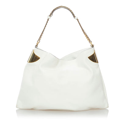Gucci 1970 Leather Chain Hobo Bag (SHG-30869)