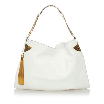 Gucci 1970 Leather Chain Hobo Bag (SHG-30869)