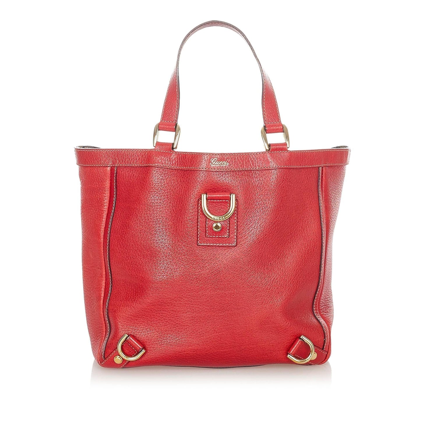 Gucci Abbey D-Ring Leather Tote Bag (SHG-21120)