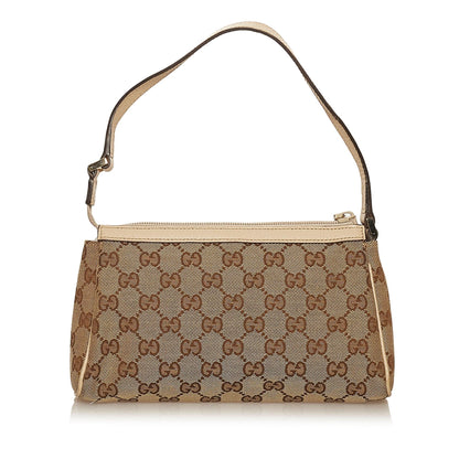 Gucci Abbey GG Canvas Baguette (SHG-29370)