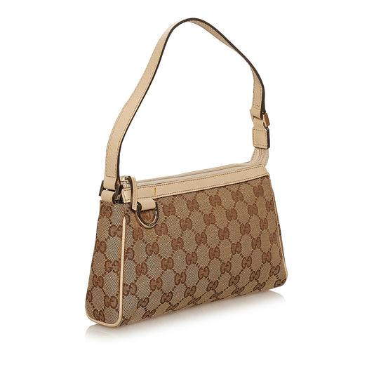 Gucci Abbey GG Canvas Baguette (SHG-29370)
