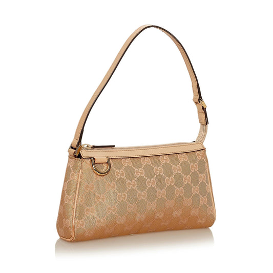Gucci Abbey GG Canvas Baguette (SHG-29559)