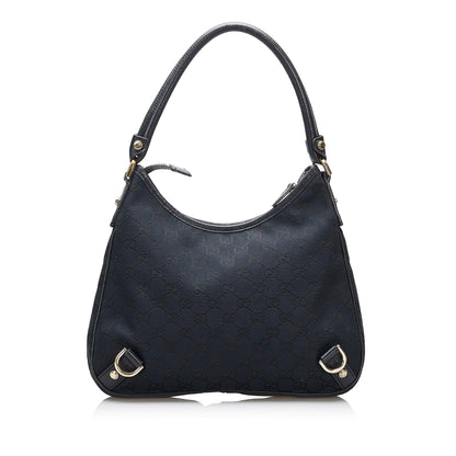 Gucci Abbey GG Canvas D-Ring Shoulder Bag (SHG-UQjKdn)