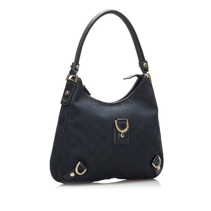 Gucci Abbey GG Canvas D-Ring Shoulder Bag (SHG-UQjKdn)