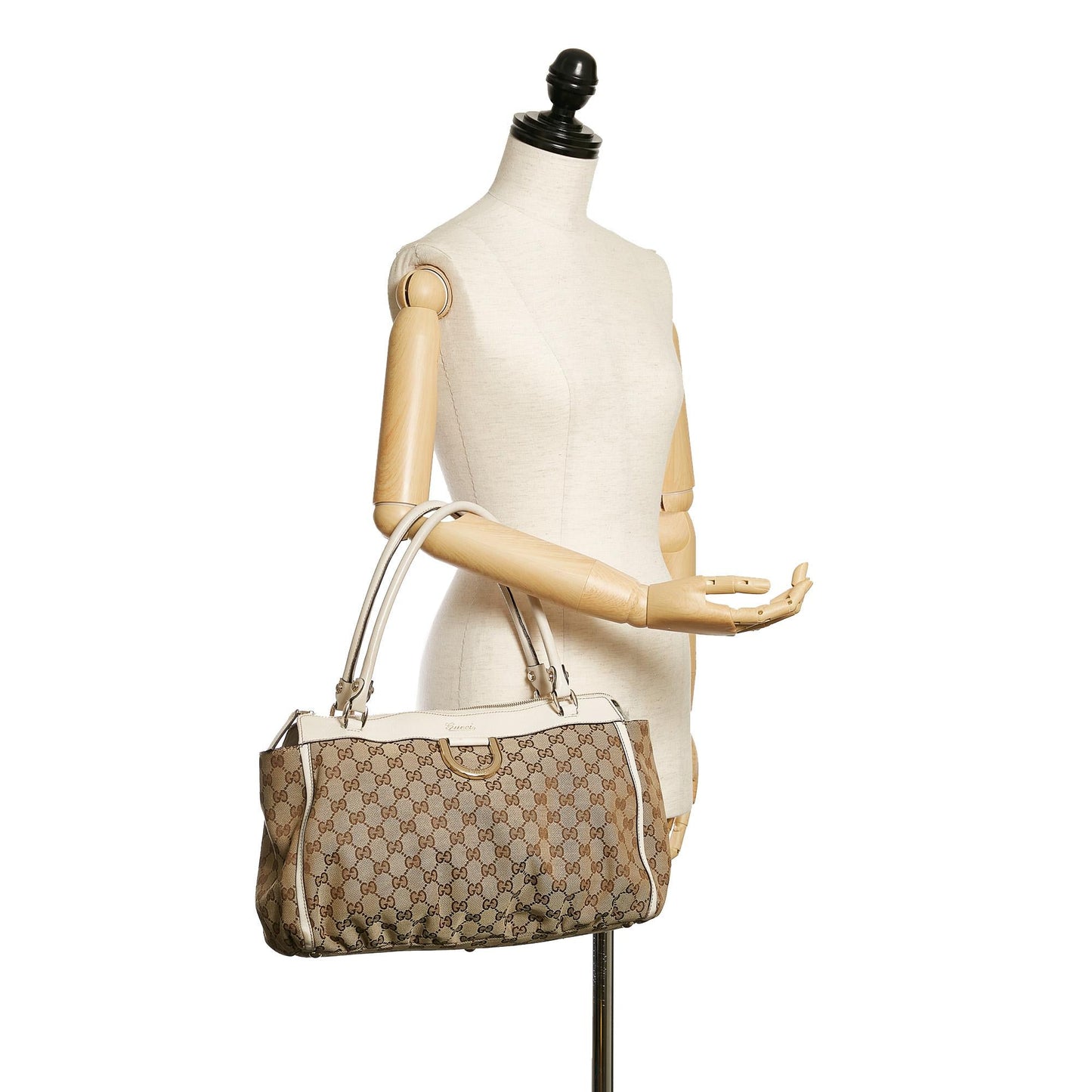 Gucci Abbey GG Canvas Shoulder Bag (SHG-29543)