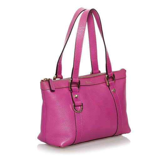 Gucci Abbey Leather Handbag (SHG-30811)