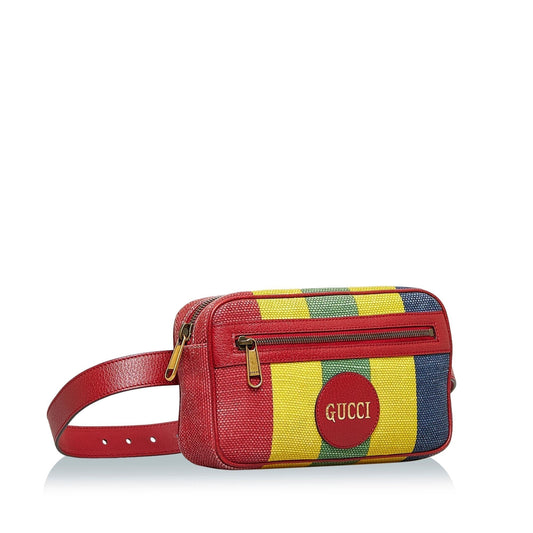 Gucci Baiadera Stripe Belt Bag (SHG-8woVlN)