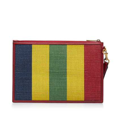 Gucci Baiadera Striped Clutch Bag (SHG-ODU98a)
