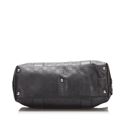 Gucci Bamboo Bar Guccissima Satchel (SHG-5c7shZ)