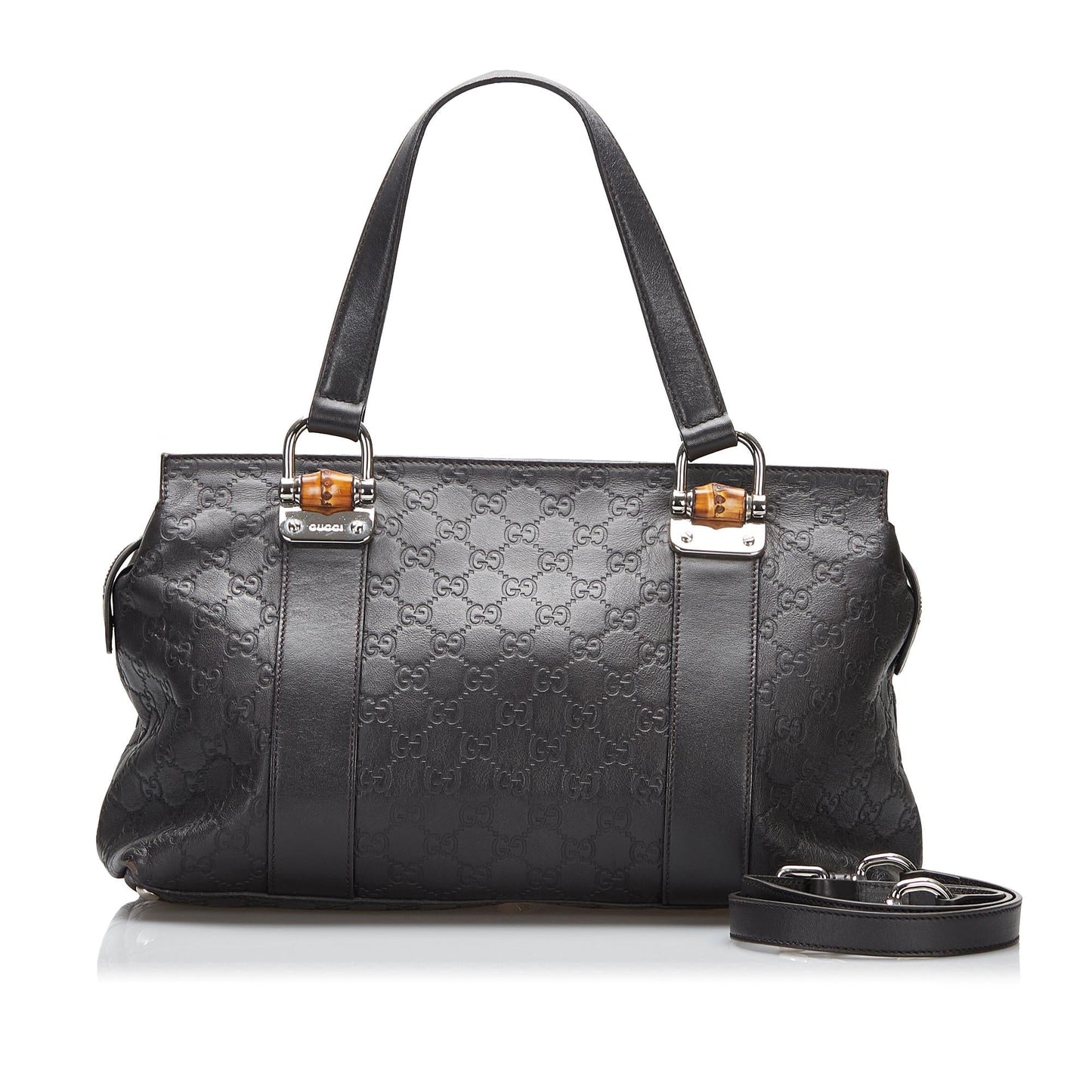 Gucci Bamboo Bar Guccissima Satchel (SHG-5c7shZ)