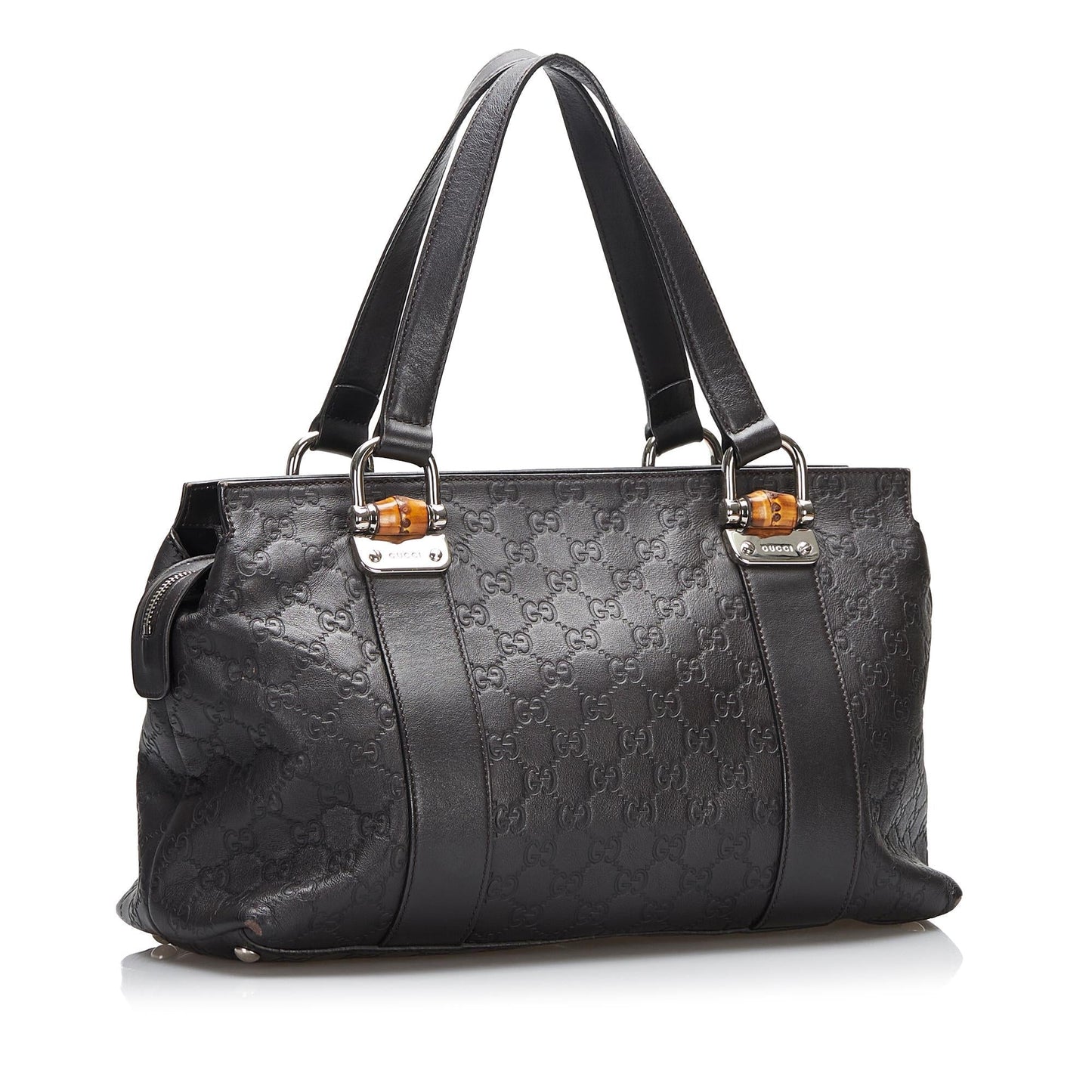 Gucci Bamboo Bar Guccissima Satchel (SHG-5c7shZ)