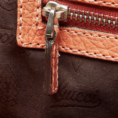 Gucci Bamboo Bar Leather Shoulder Bag (SHG-18983)