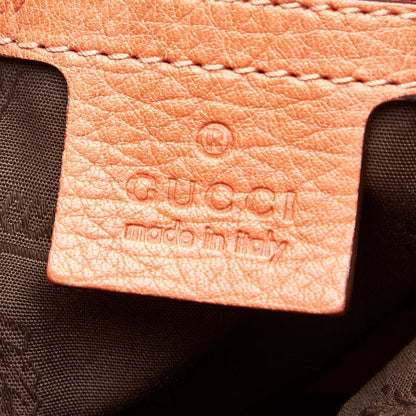 Gucci Bamboo Bar Leather Shoulder Bag (SHG-18983)