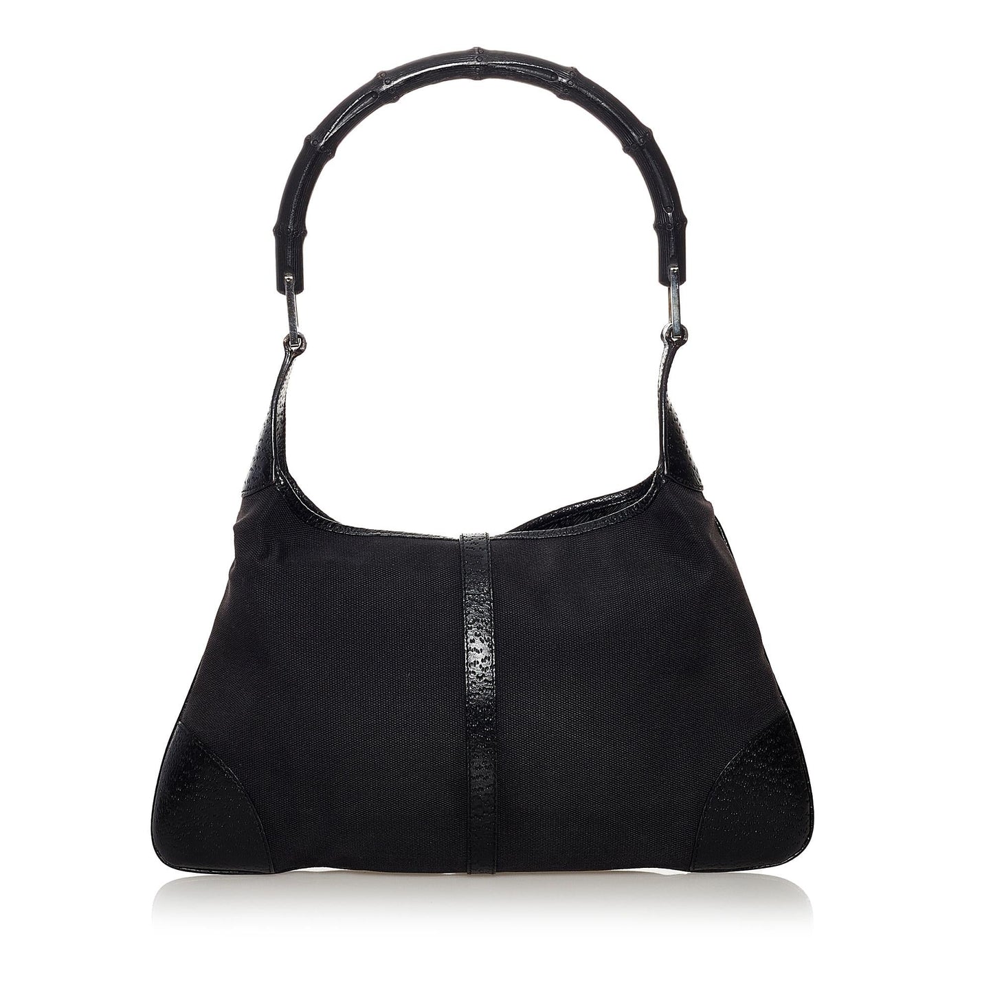 Gucci Bamboo Canvas Jackie Shoulder Bag (SHG-31465)