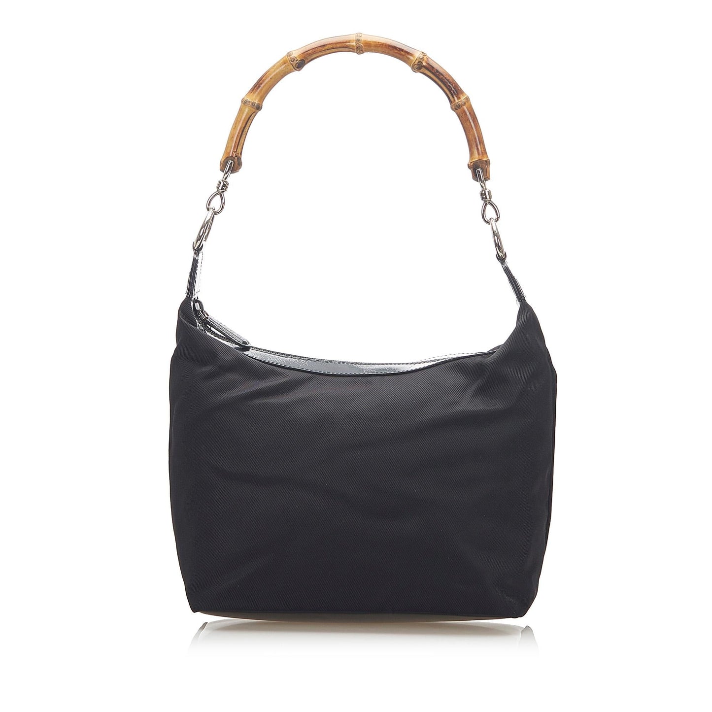 Gucci Bamboo Canvas Shoulder Bag (SHG-18223)