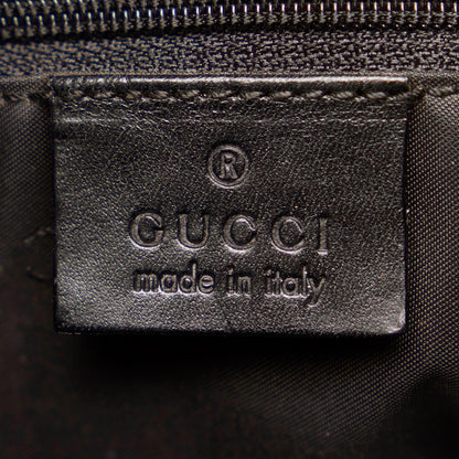 Gucci Bamboo Canvas Shoulder Bag (SHG-UFHCRv)