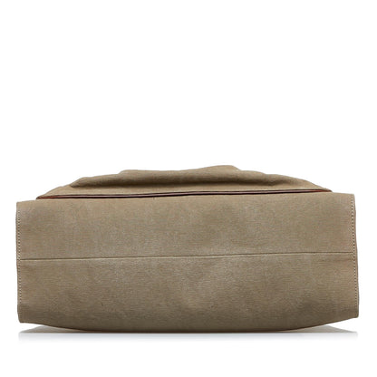 Gucci Bamboo Canvas Tote Bag (SHG-Rl4F7t)