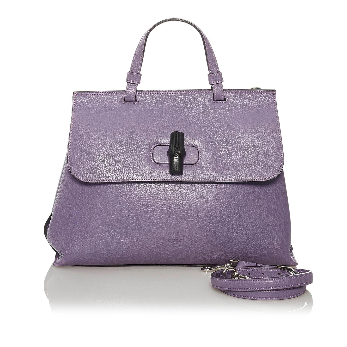 Gucci Bamboo Daily Leather Satchel (SHG-29042)