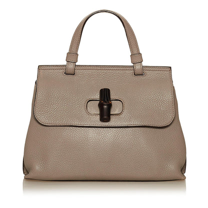 Gucci Bamboo Daily Leather Satchel (SHG-29526)