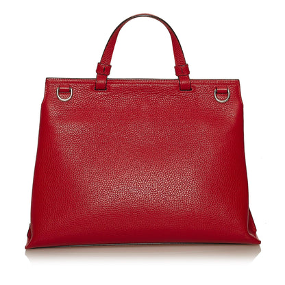 Gucci Bamboo Daily Leather Satchel (SHG-29539)