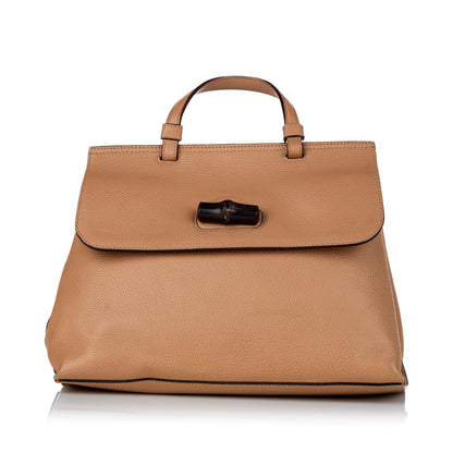 Gucci Bamboo Daily Leather Satchel (SHG-29629)