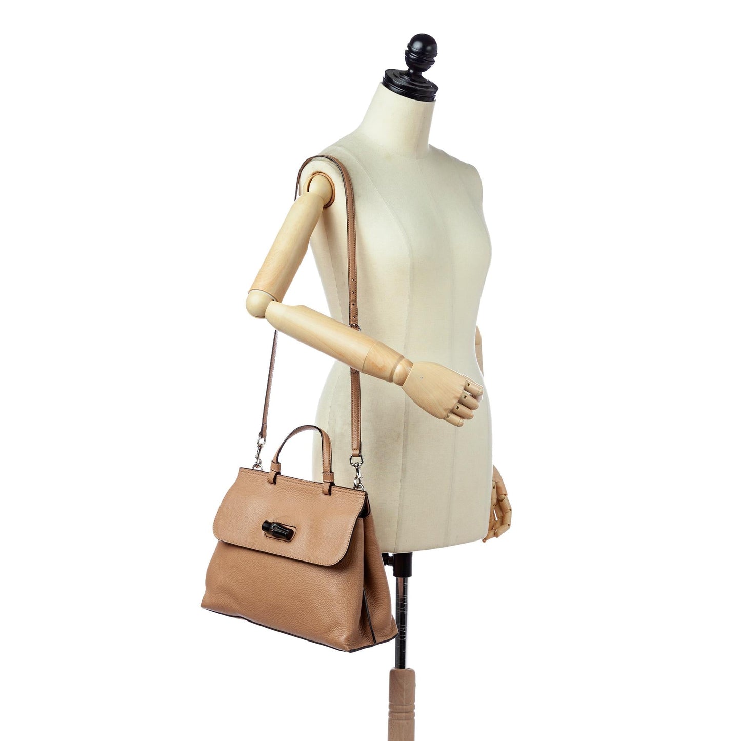 Gucci Bamboo Daily Leather Satchel (SHG-29629)