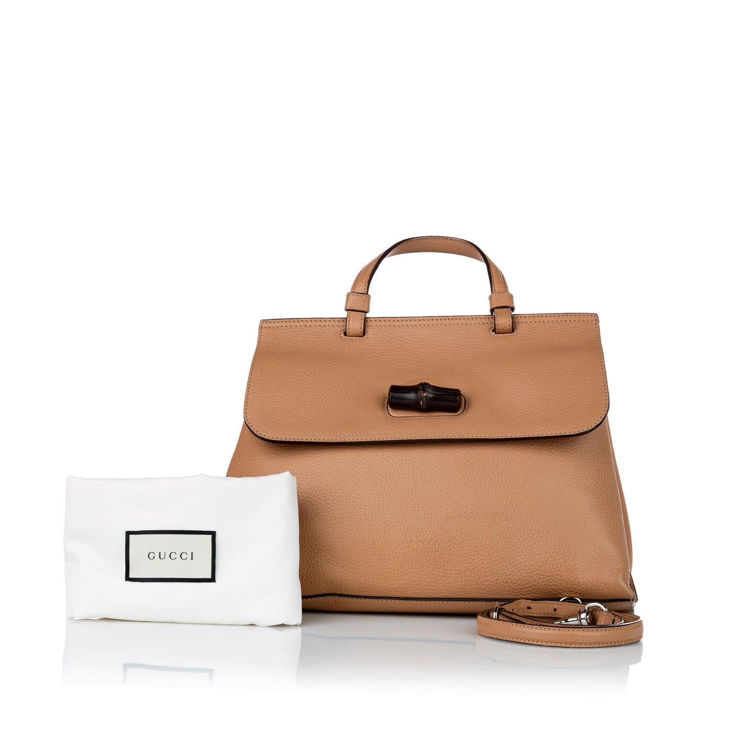 Gucci Bamboo Daily Leather Satchel (SHG-29629)