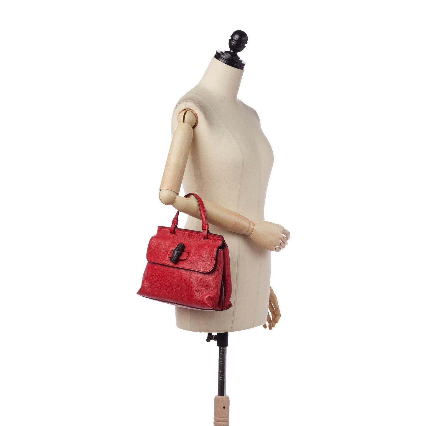 Gucci Bamboo Daily Leather Satchel (SHG-zZEndz)