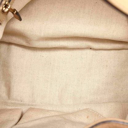 Gucci Bamboo Diamante Canvas Shoulder Bag (SHG-15629)