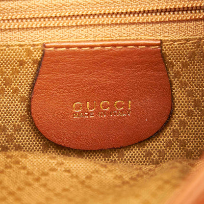 Gucci Bamboo Drawstring Leather Backpack (SHG-18102)