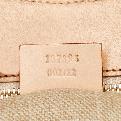 Gucci Bamboo Flora Canvas Handbag (SHG-29764)