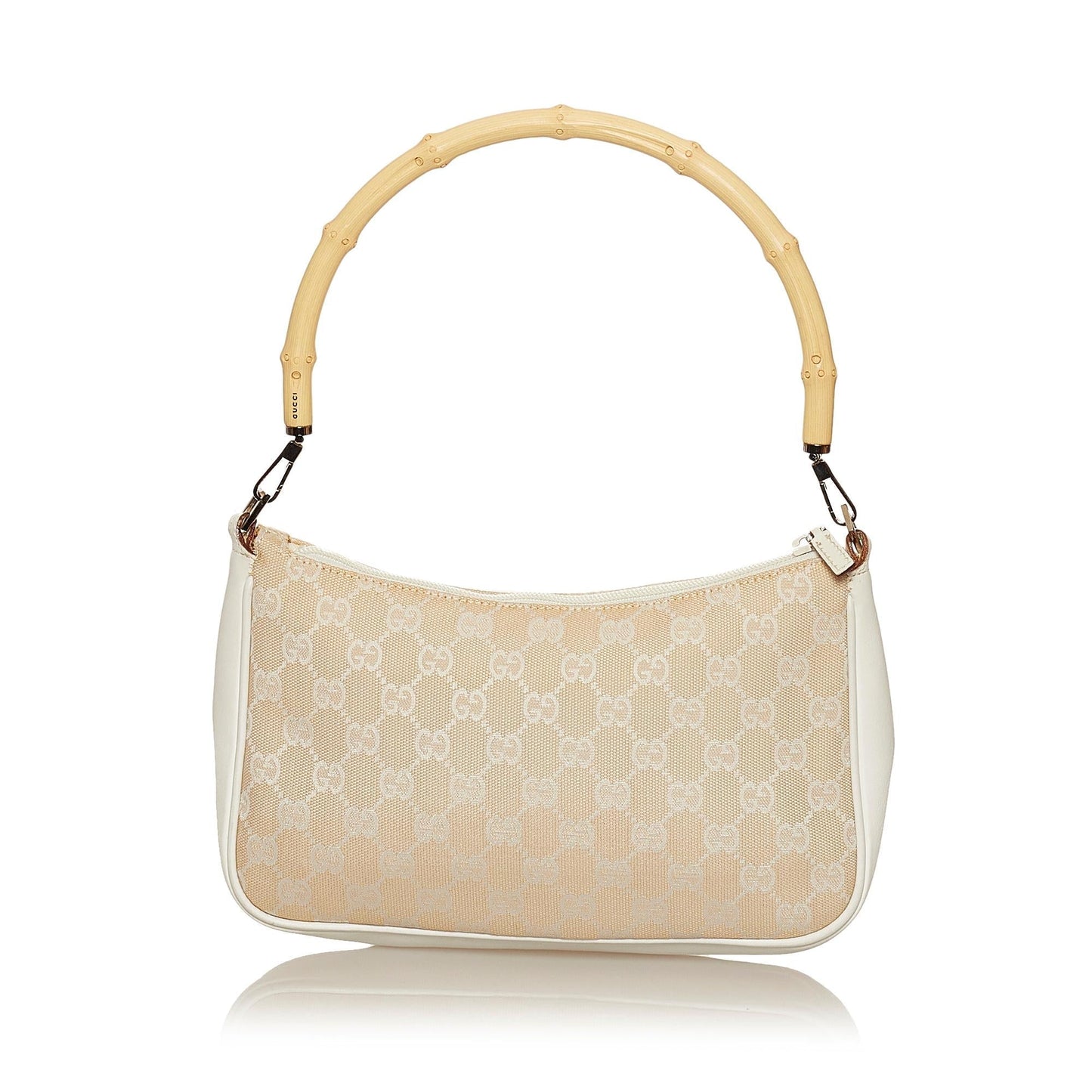 Gucci Bamboo GG Canvas Baguette (SHG-29302)