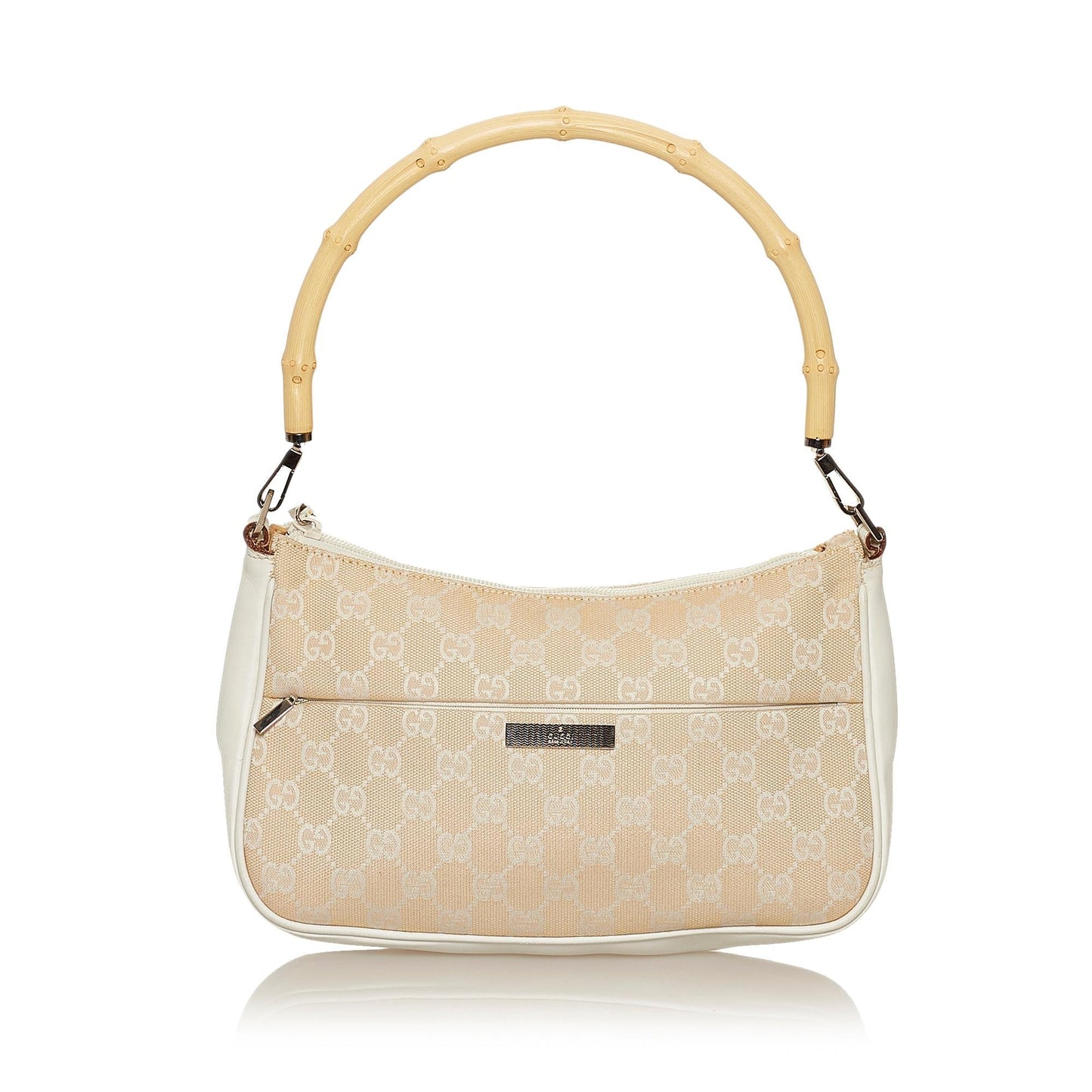 Gucci Bamboo GG Canvas Baguette (SHG-29302)
