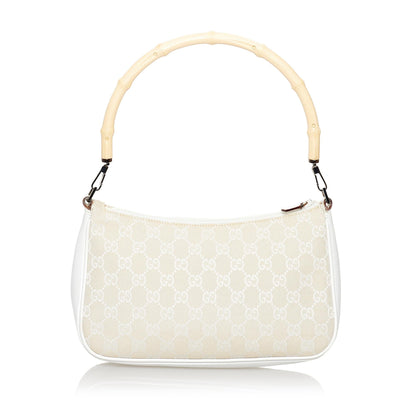 Gucci Bamboo GG Canvas Baguette (SHG-31081)
