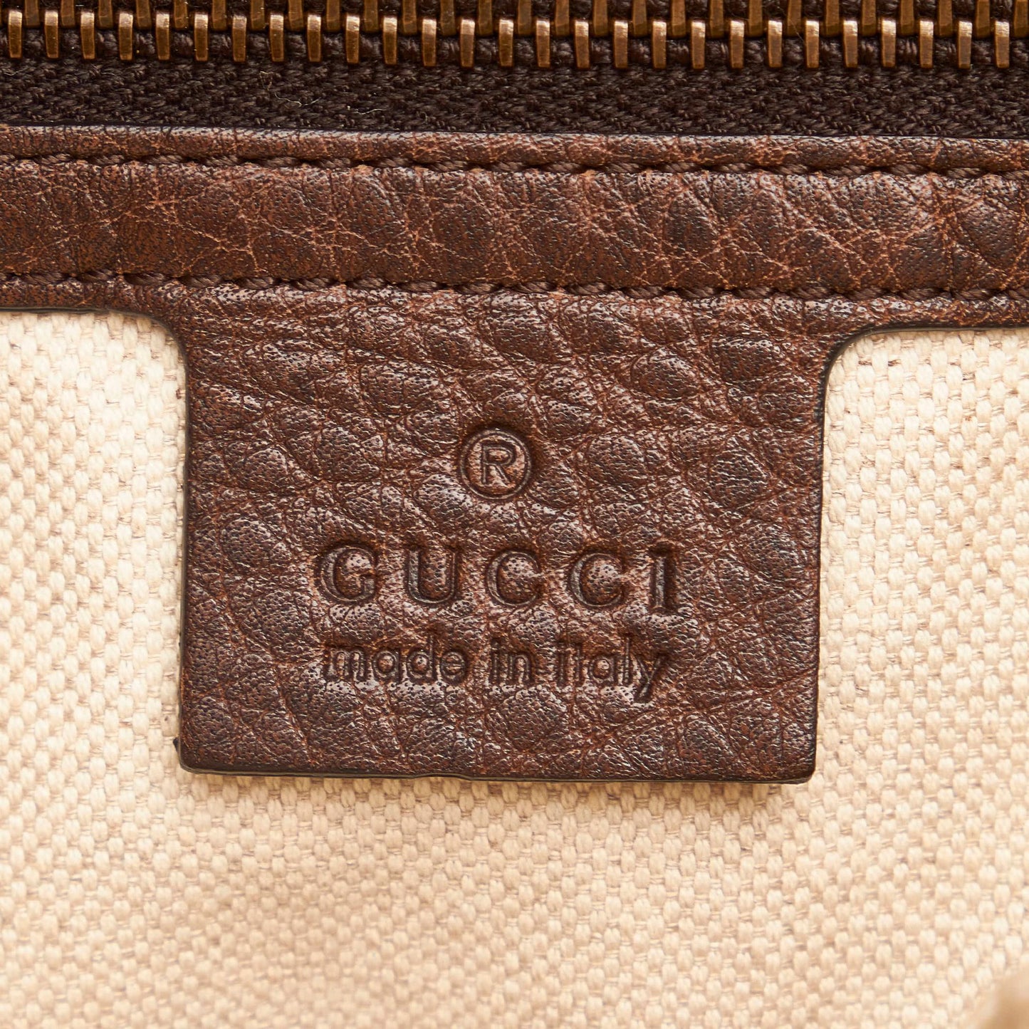 Gucci Bamboo GG Canvas Crafty Handbag (SHG-28907)