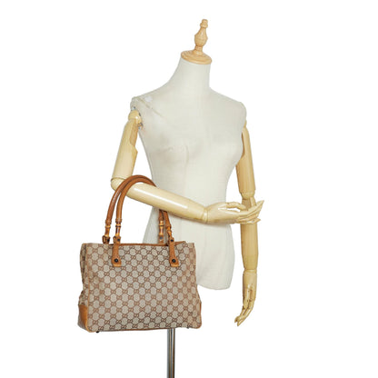 Gucci Bamboo GG Canvas Handbag (SHG-uWy0rY)