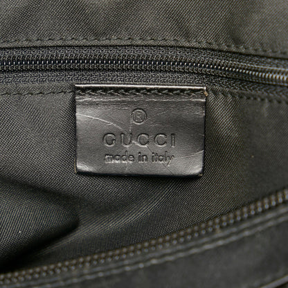 Gucci Bamboo GG Canvas Shoulder Bag (SHG-30523)