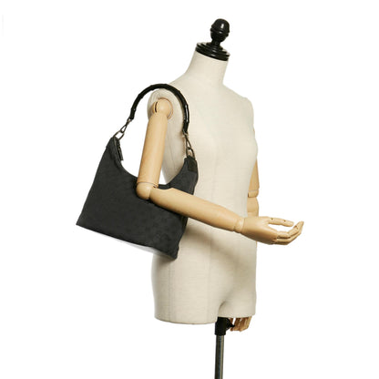 Gucci Bamboo GG Canvas Shoulder Bag (SHG-30523)