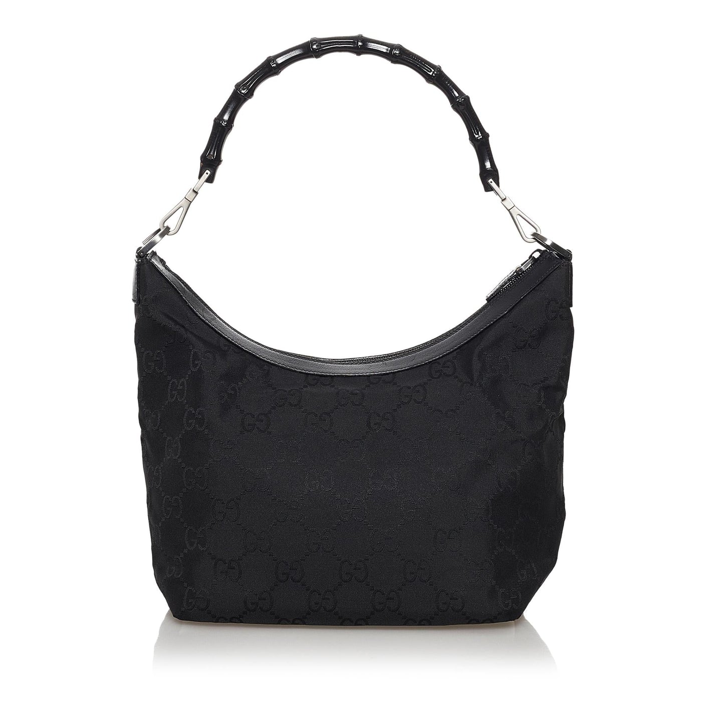 Gucci Bamboo GG Canvas Shoulder Bag (SHG-30713)