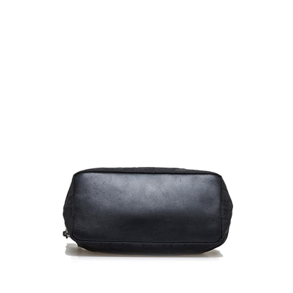 Gucci Bamboo GG Nylon Shoulder Bag (SHG-reGuen)