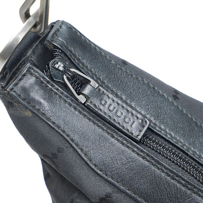 Gucci Bamboo GG Nylon Shoulder Bag (SHG-reGuen)