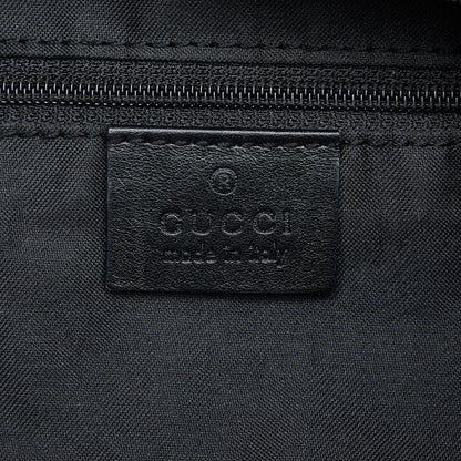 Gucci Bamboo GG Nylon Shoulder Bag (SHG-reGuen)